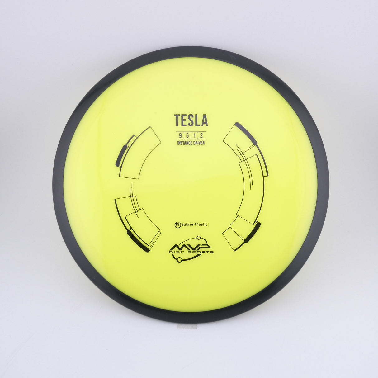 MVP Neutron Tesla 170-175g slightly overstable distance driver disc golf disc