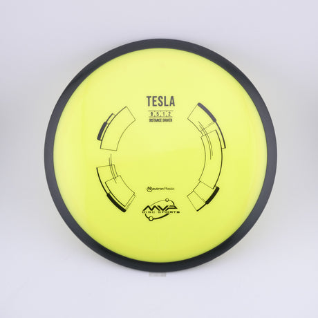 MVP Neutron Tesla 170-175g slightly overstable distance driver disc golf disc