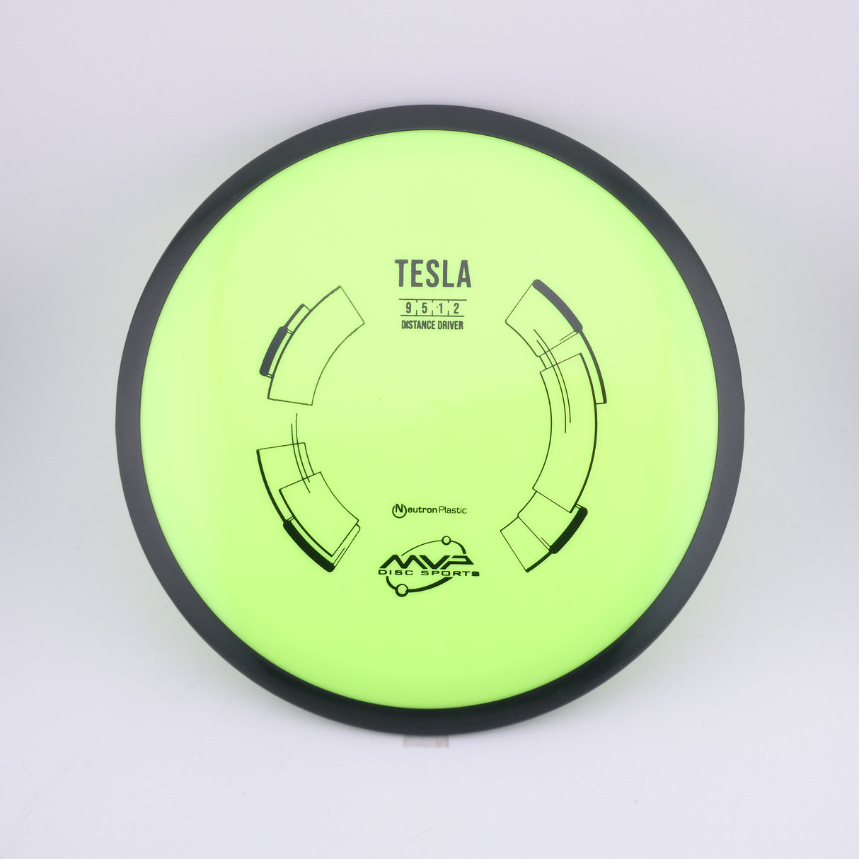 MVP Neutron Tesla 170-175g slightly overstable distance driver disc golf disc