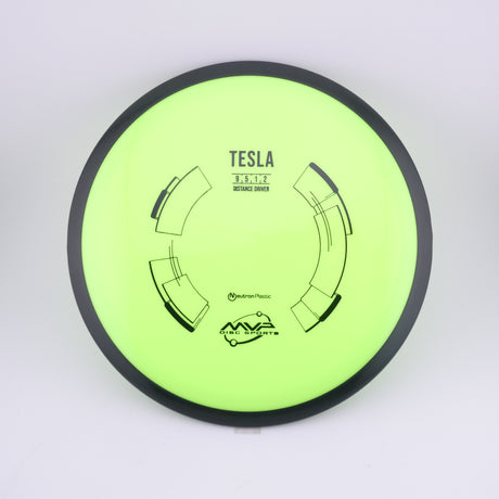 MVP Neutron Tesla 170-175g slightly overstable distance driver disc golf disc