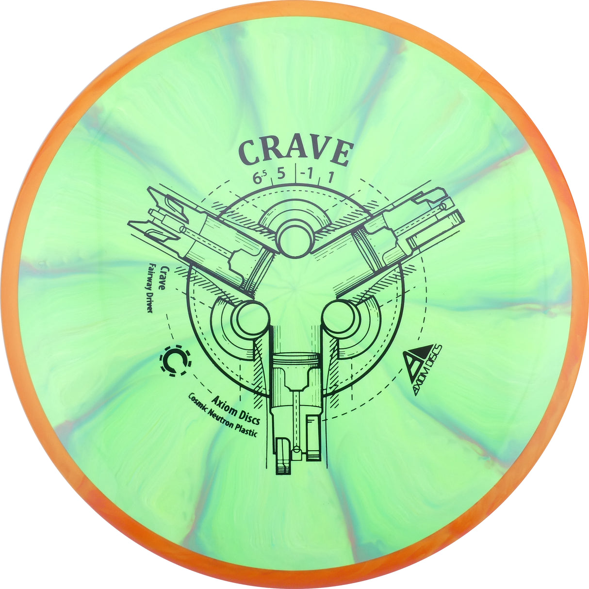Axiom Cosmic Neutron Crave 160-164g stable fairway driver disc golf disc