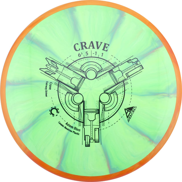 Axiom Cosmic Neutron Crave 160-164g stable fairway driver disc golf disc