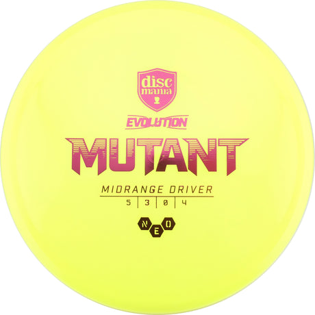 Discmania Neo Mutant 173-176g midrange disc golf disc