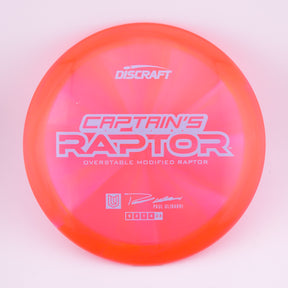 Discraft 4th Run Captain's Raptor - Premium Z Swirl overstable control driver disc golf disc