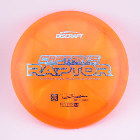 Discraft 4th Run Captain's Raptor - Premium Z Swirl overstable control driver disc golf disc
