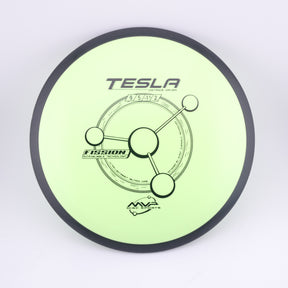 MVP Fission Tesla 170-175g slightly overstable distance driver disc golf disc