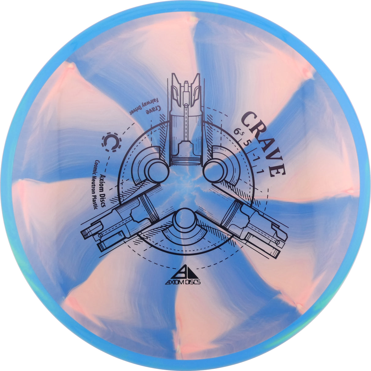 Axiom Cosmic Neutron Crave 155-159g stable fairway driver disc golf disc