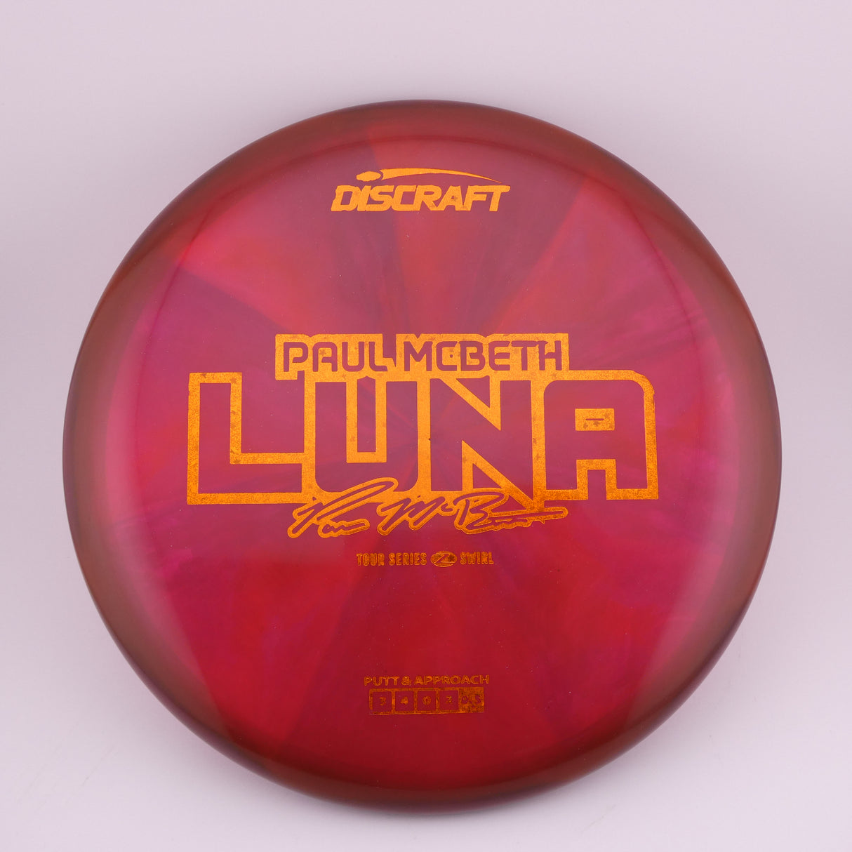 2025 Paul McBeth Tour Series Luna stable putt & approach disc disc golf disc