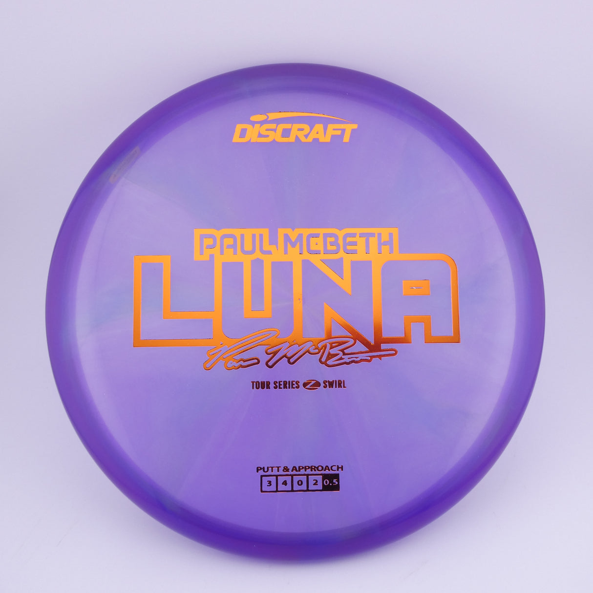 2025 Paul McBeth Tour Series Luna stable putt & approach disc disc golf disc