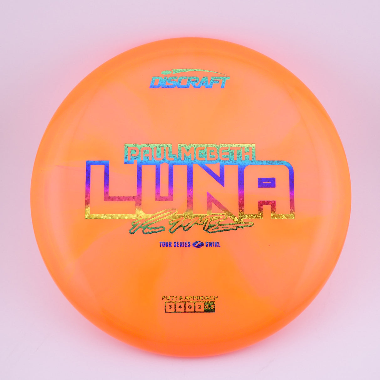 2025 Paul McBeth Tour Series Luna stable putt & approach disc disc golf disc