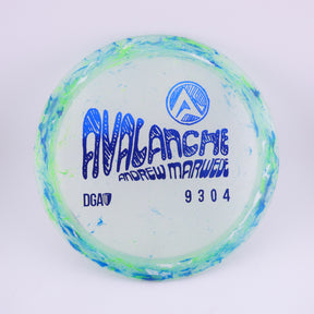 DGA 2025 Andrew Marwede Tour Series Avalanche control driver disc golf disc