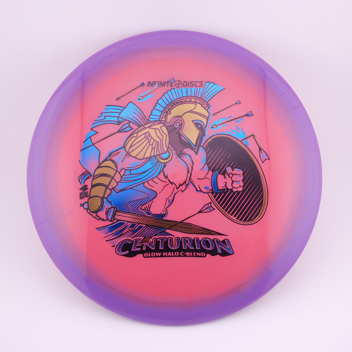 Infinite Halo C-Blend Glow Centurion 160-165g stable control driver disc golf disc