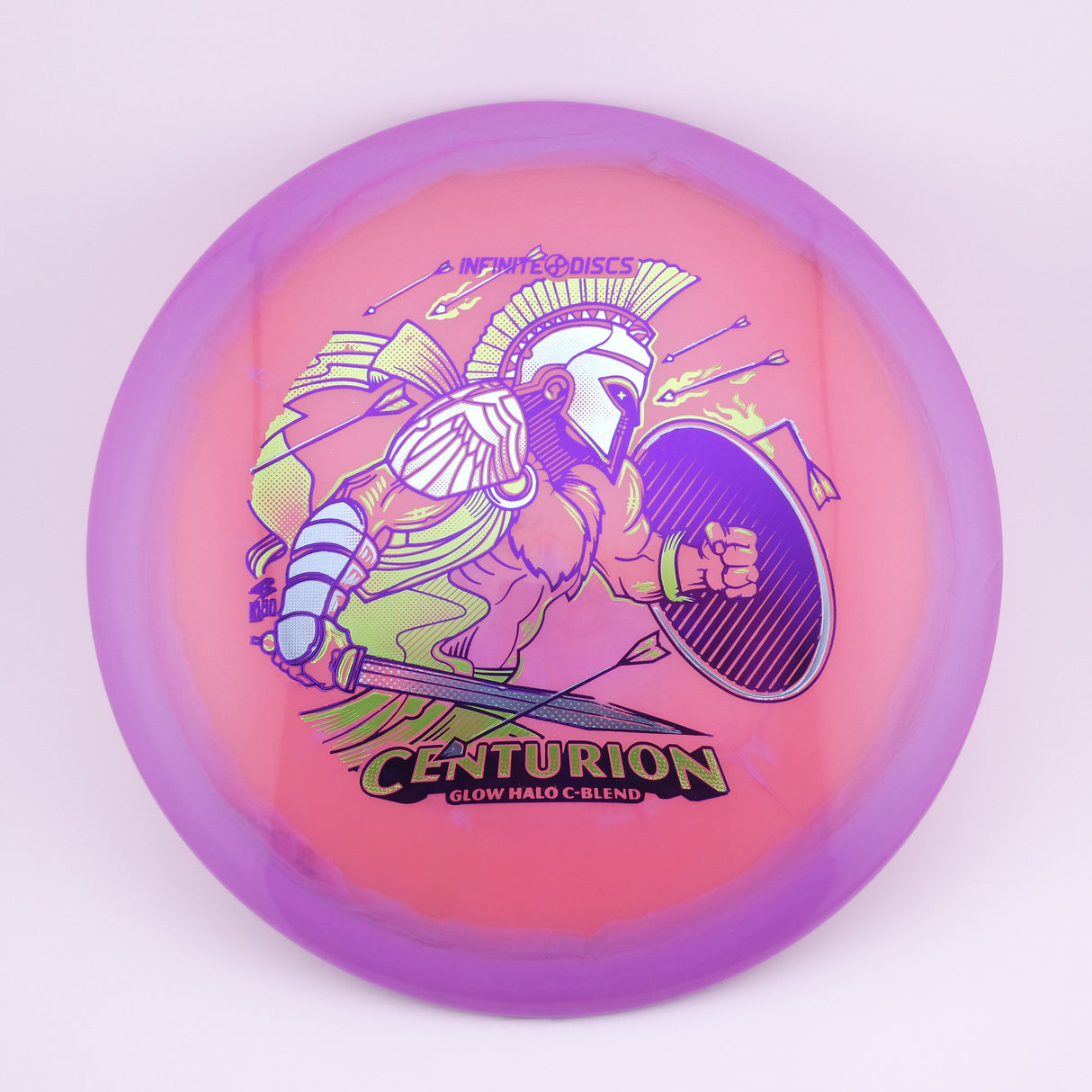 Infinite Halo C-Blend Glow Centurion 160-165g stable control driver disc golf disc