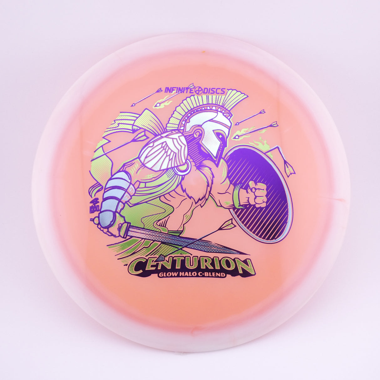 Infinite Halo C-Blend Glow Centurion 160-165g stable control driver disc golf disc