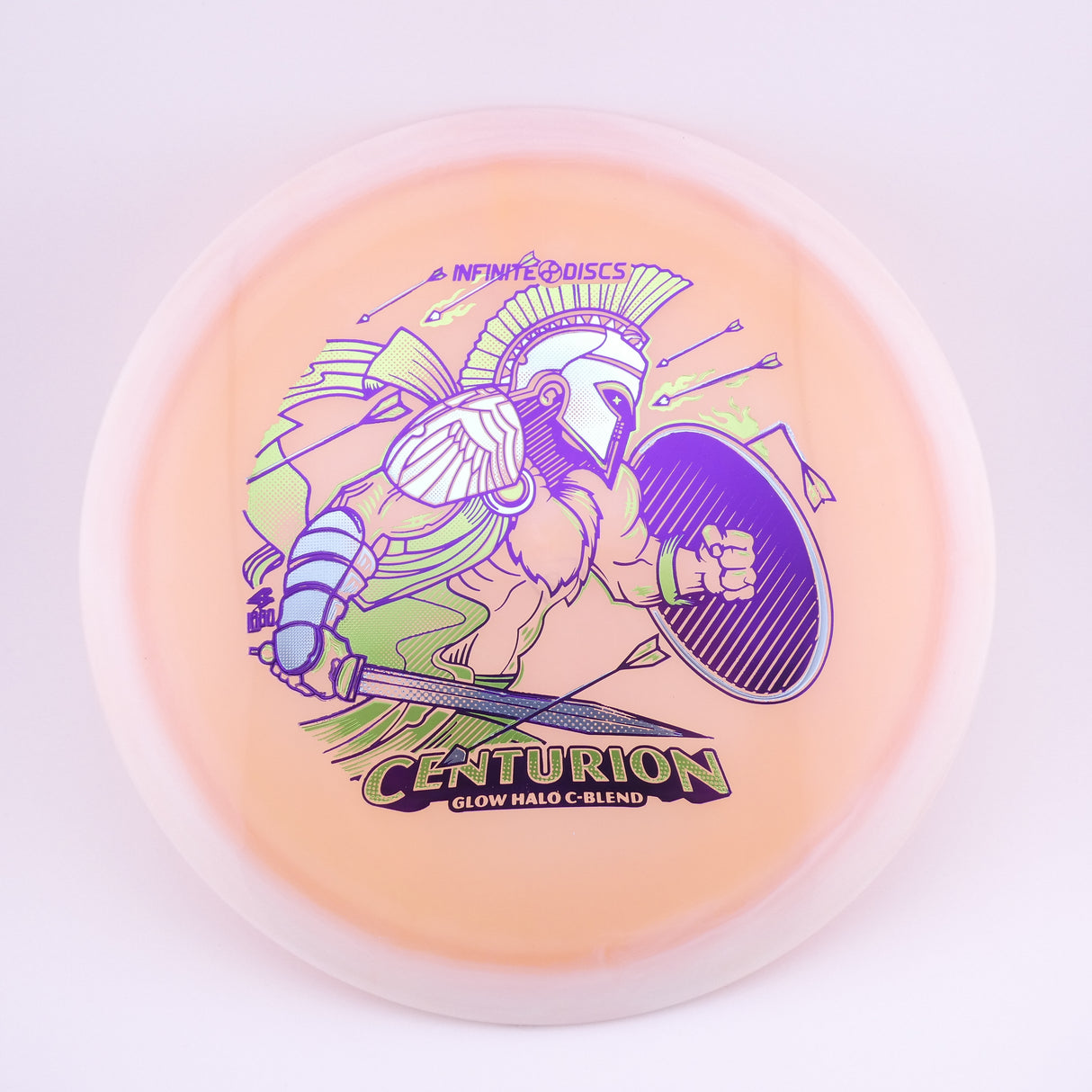 Infinite Halo C-Blend Glow Centurion 160-165g stable control driver disc golf disc