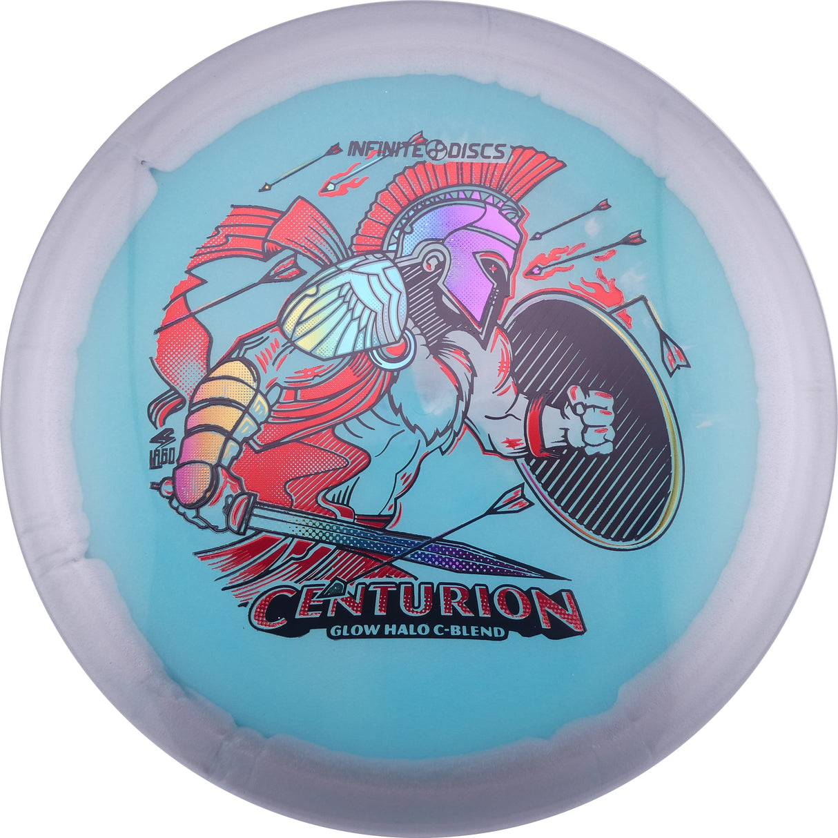 Infinite Halo C-Blend Glow Centurion 173-176g stable control driver disc golf disc