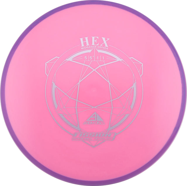 Axiom Fission Hex 170-175g stable midrange disc golf disc