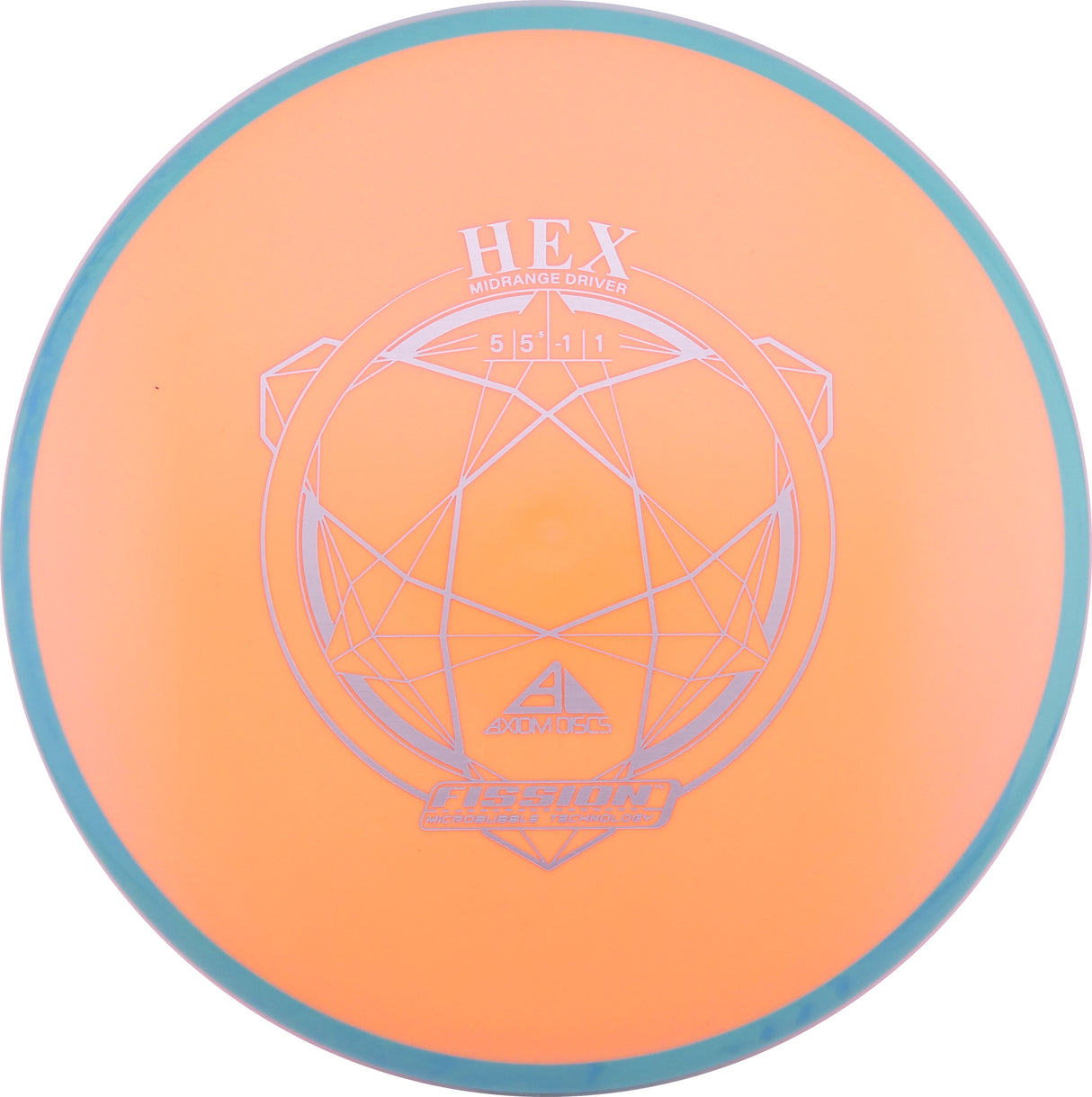 Axiom Fission Hex 155-159g stable midrange disc golf disc