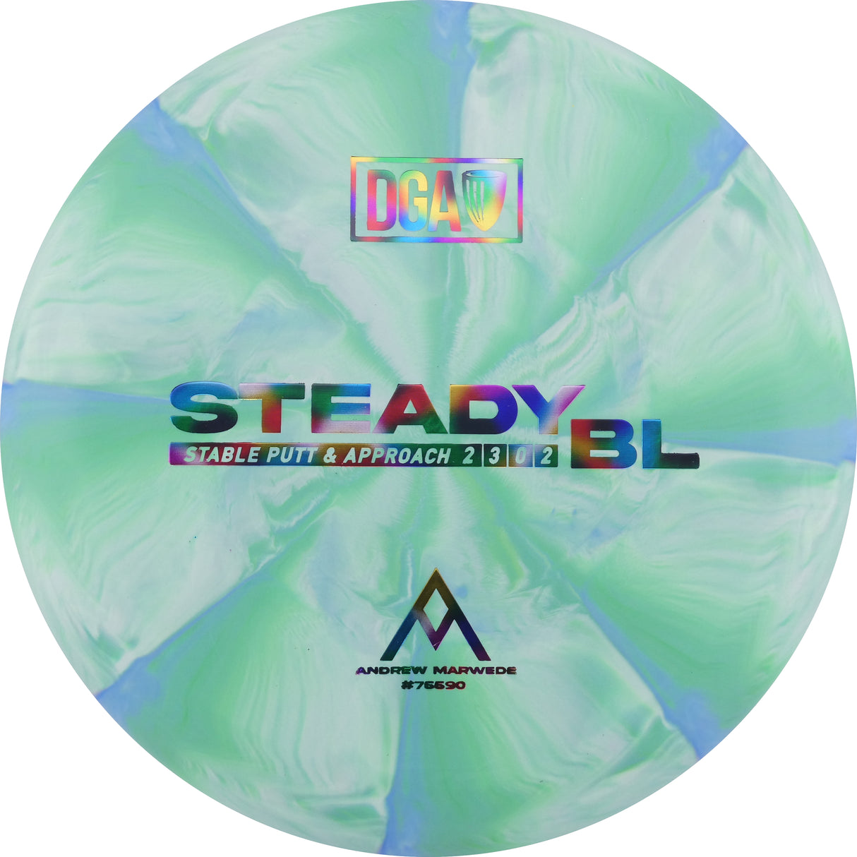 DGA Splatter Stone Steady BL 173-174g putt & approach disc disc golf disc