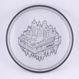 MVP Particle Glow Proton Uplink - 2025 Circuit Challenge understable midrange disc golf disc