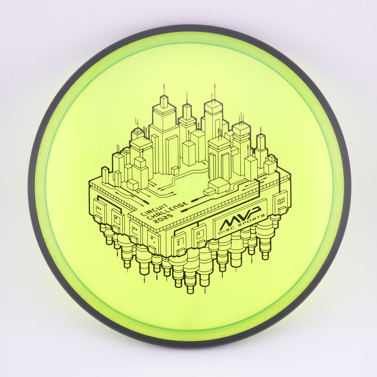 MVP Particle Glow Proton Uplink - 2025 Circuit Challenge understable midrange disc golf disc
