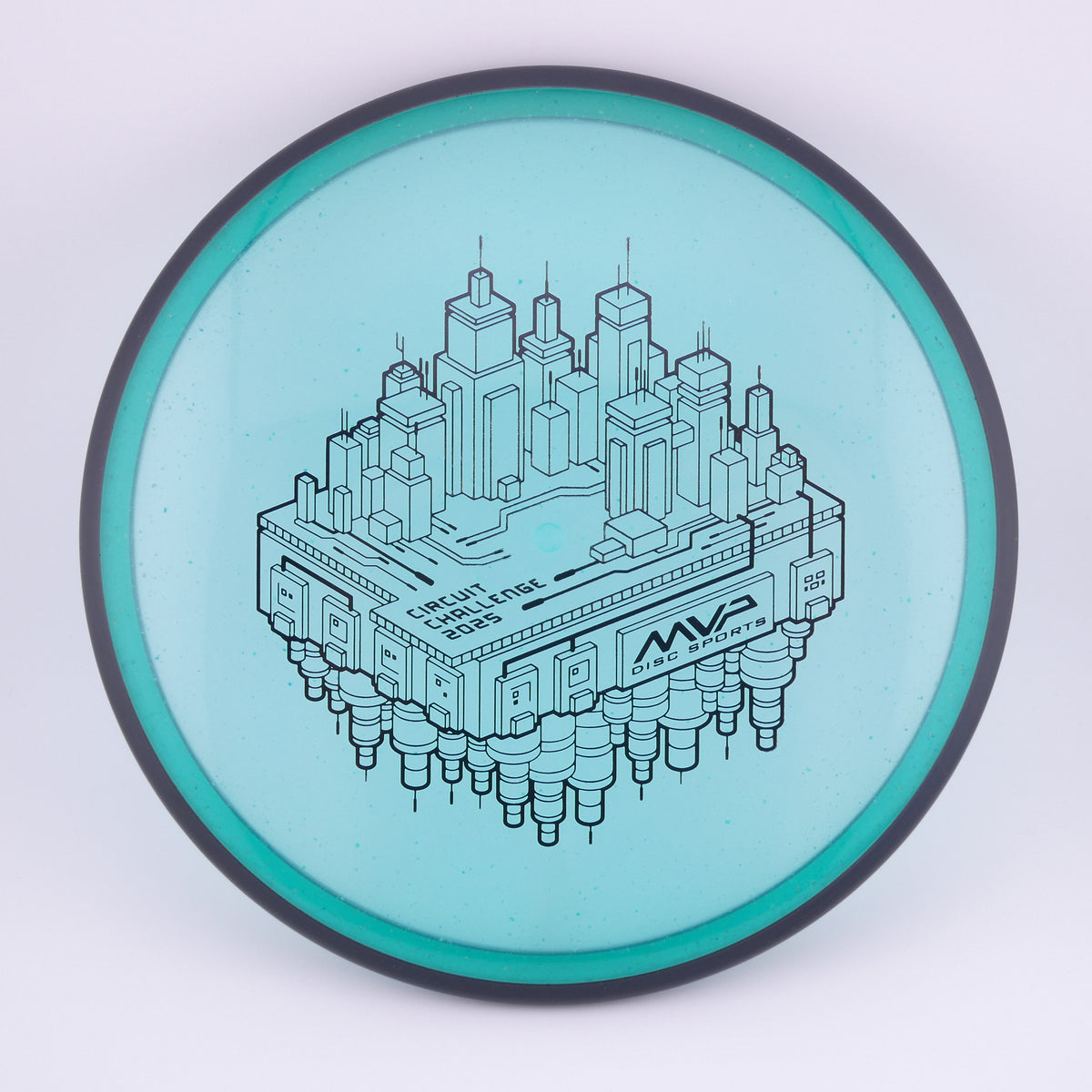 MVP Particle Glow Proton Uplink - 2025 Circuit Challenge understable midrange disc golf disc