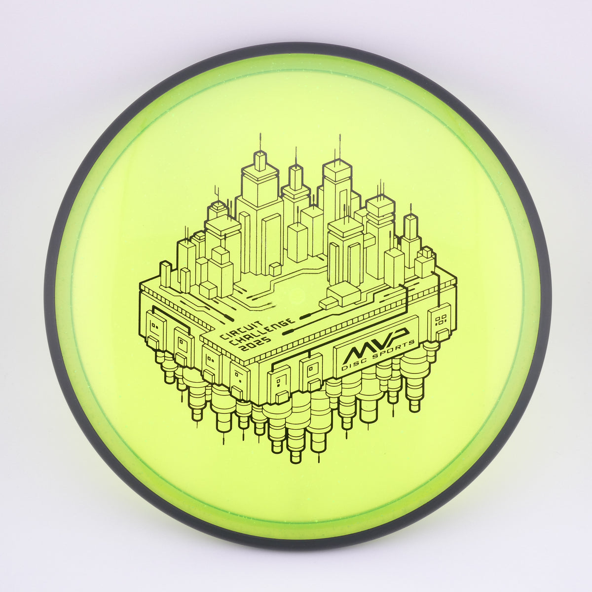 MVP Particle Glow Proton Uplink - 2025 Circuit Challenge understable midrange disc golf disc