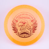 Innova Metal Flake Champion Eagle – Calvin Heimburg (Commemorative) slightly overstable fairway driver disc golf disc