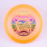 Innova Metal Flake Champion Eagle – Calvin Heimburg (Commemorative) slightly overstable fairway driver disc golf disc