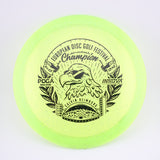 Innova Metal Flake Champion Eagle – Calvin Heimburg (Commemorative) slightly overstable fairway driver disc golf disc