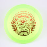 Innova Metal Flake Champion Eagle – Calvin Heimburg (Commemorative) slightly overstable fairway driver disc golf disc