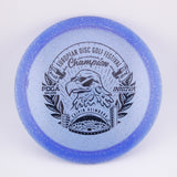 Innova Metal Flake Champion Eagle – Calvin Heimburg (Commemorative) slightly overstable fairway driver disc golf disc