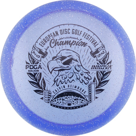 Innova Metal Flake Champion Eagle – Calvin Heimburg (Commemorative) slightly overstable fairway driver disc golf disc