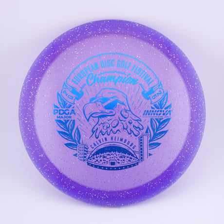 Innova Metal Flake Champion Eagle – Calvin Heimburg (Commemorative) slightly overstable fairway driver disc golf disc