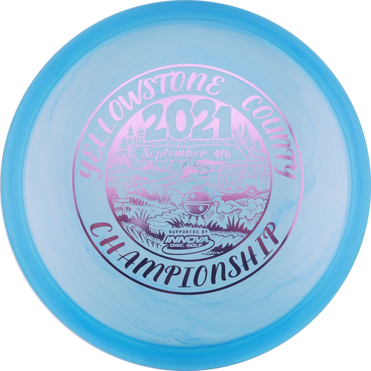 Innova Champion Shark – 2021 Yellowstone County Championship (Top Tier Vault) midrange disc golf disc