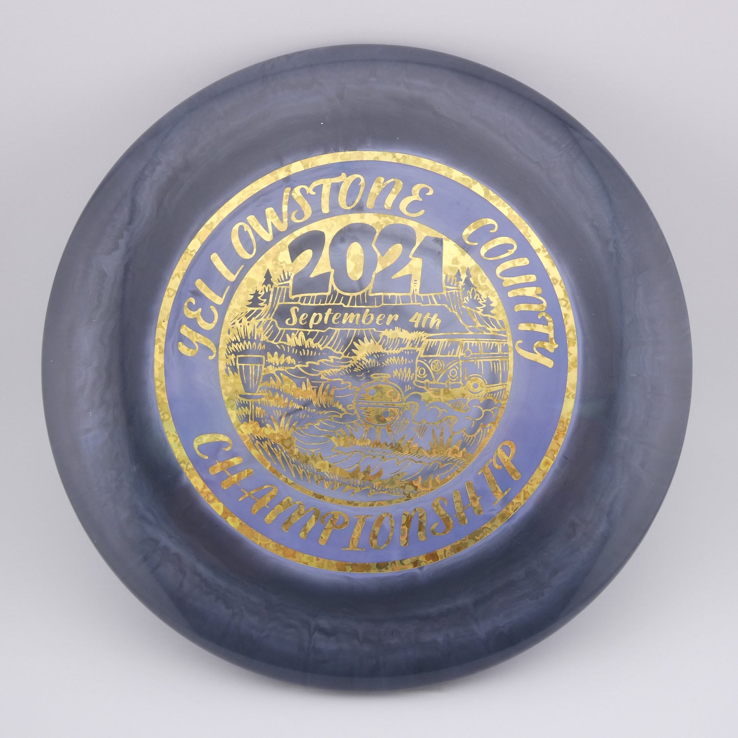 Discraft Swirl ESP Buzzz – 2021 Yellowstone County Championship (Top Tier Vault)