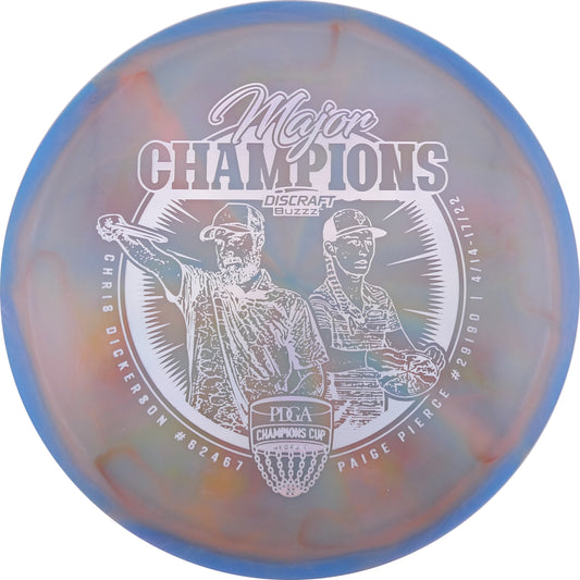 Discraft ESP Swirl Buzzz – Major Champions Stamp (Chris Dickerson & Paige Pierce) (Top Tier Vault)