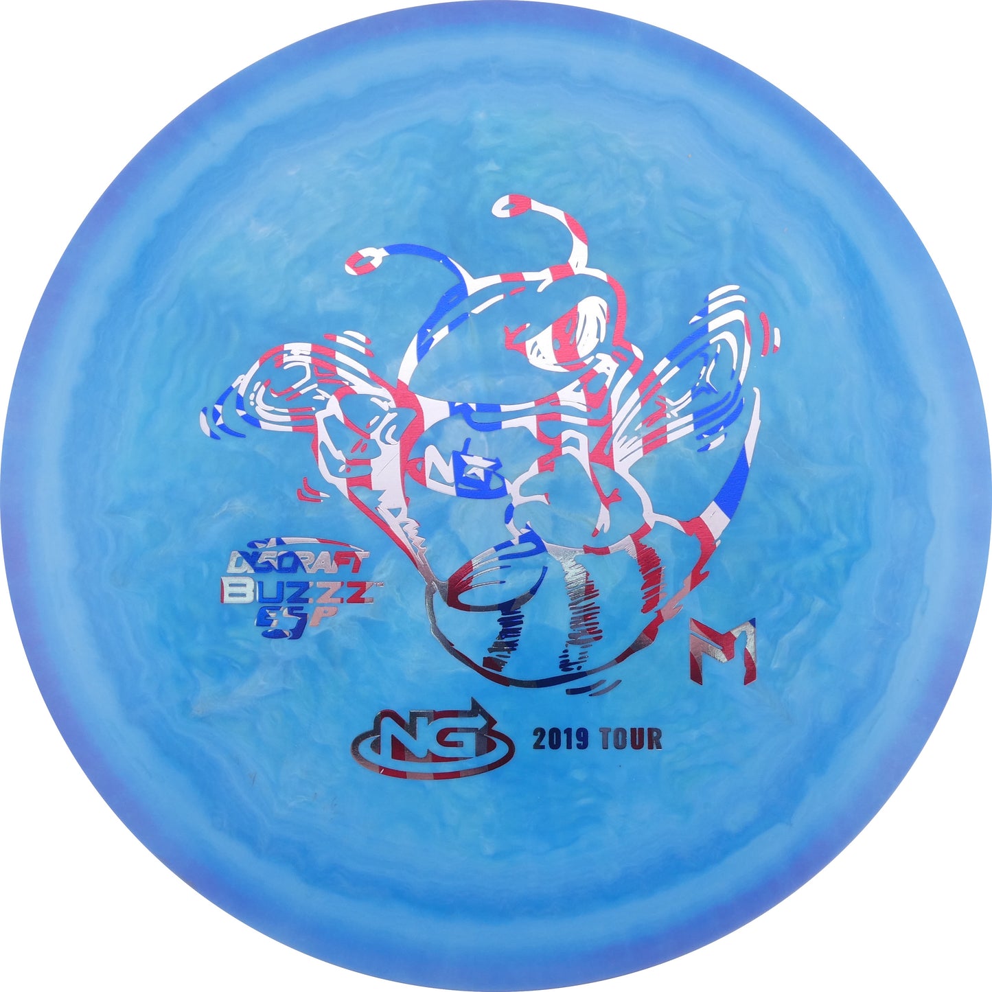 Discraft Swirl ESP Buzzz – 2019 NADGT Tour (Top Tier Vault)