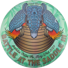 Discraft ESP Buzzz – Battle at the Saddle II Holographic Stamp (Top Tier Vault) stable midrange disc golf disc