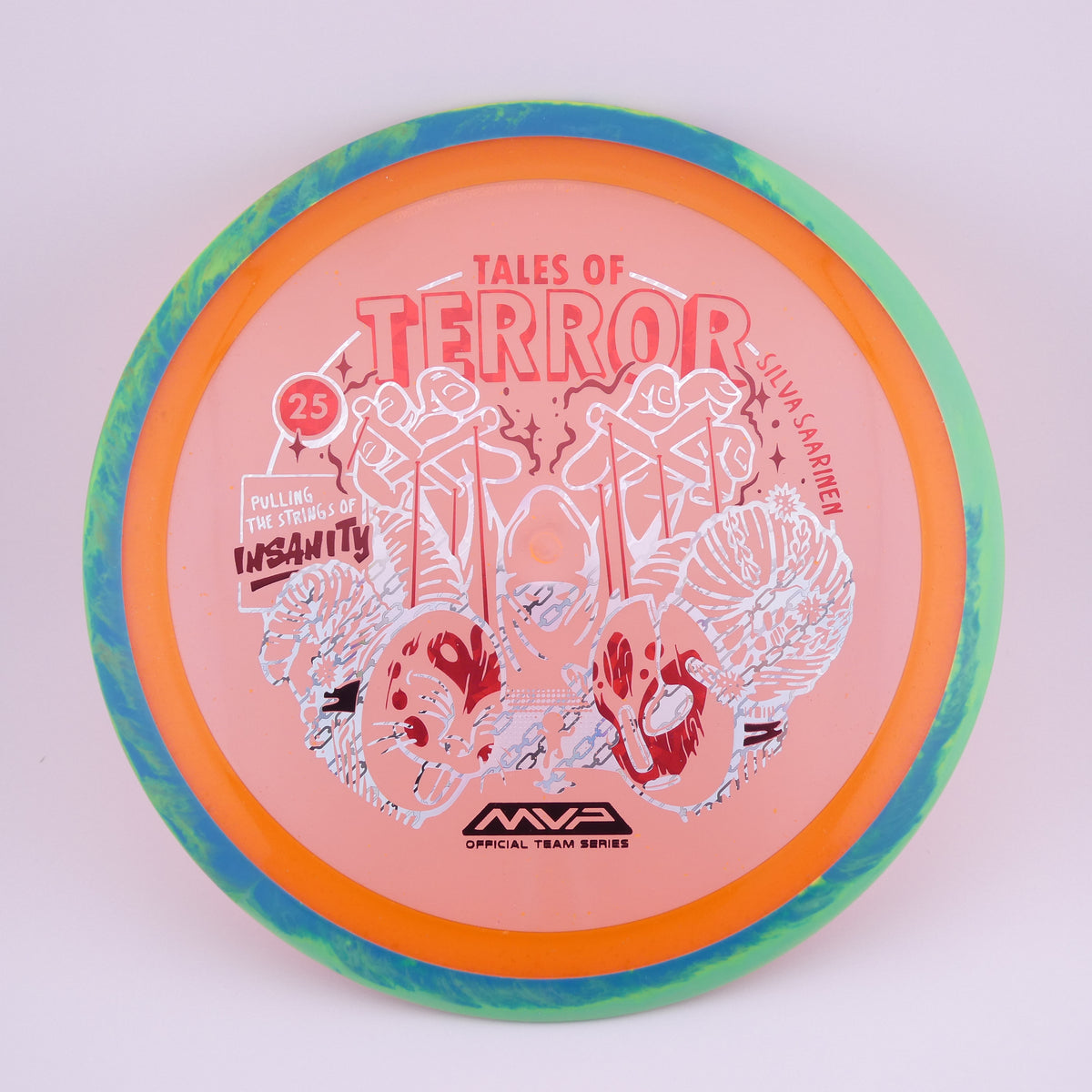 Axiom Particle Glow Proton Insanity - Damian White “Harvest Festival” Stamp (Pro Shop Only) slightly understable distance driver disc golf disc