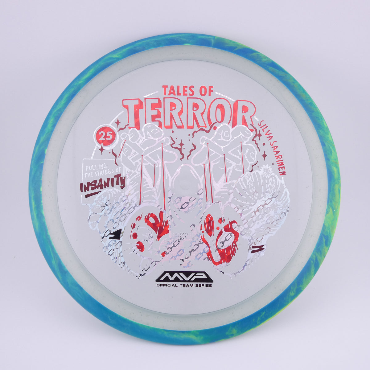 Axiom Particle Glow Proton Insanity - Damian White “Harvest Festival” Stamp (Pro Shop Only) slightly understable distance driver disc golf disc
