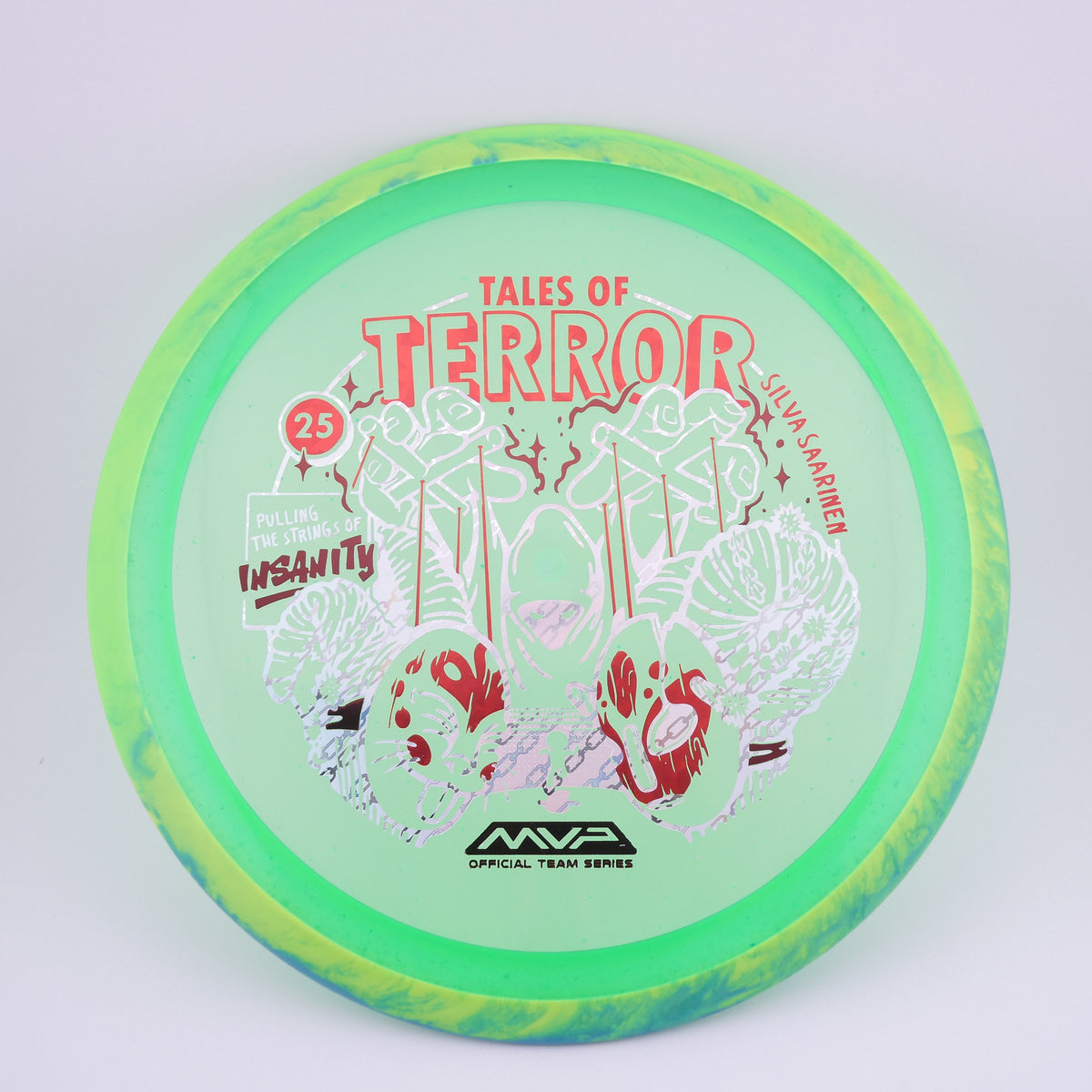 Axiom Particle Glow Proton Insanity - Damian White “Harvest Festival” Stamp (Pro Shop Only) slightly understable distance driver disc golf disc