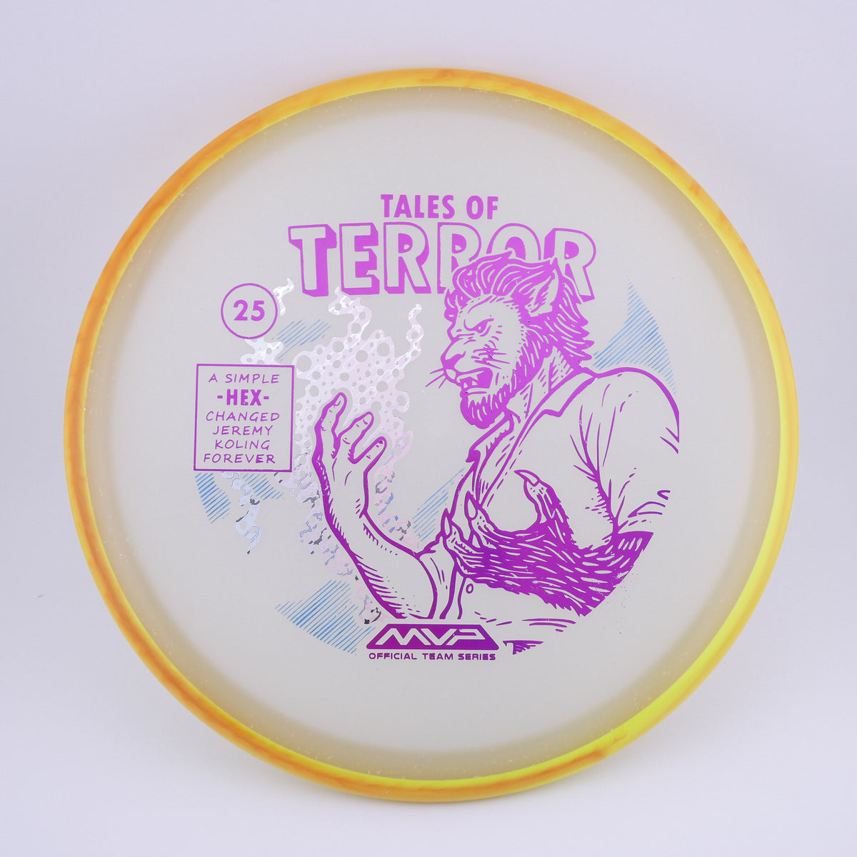 Axiom Particle Eclipse Hex - DoubleRam “Lionheart” Stamp (Pro Shop Only) stable midrange disc golf disc