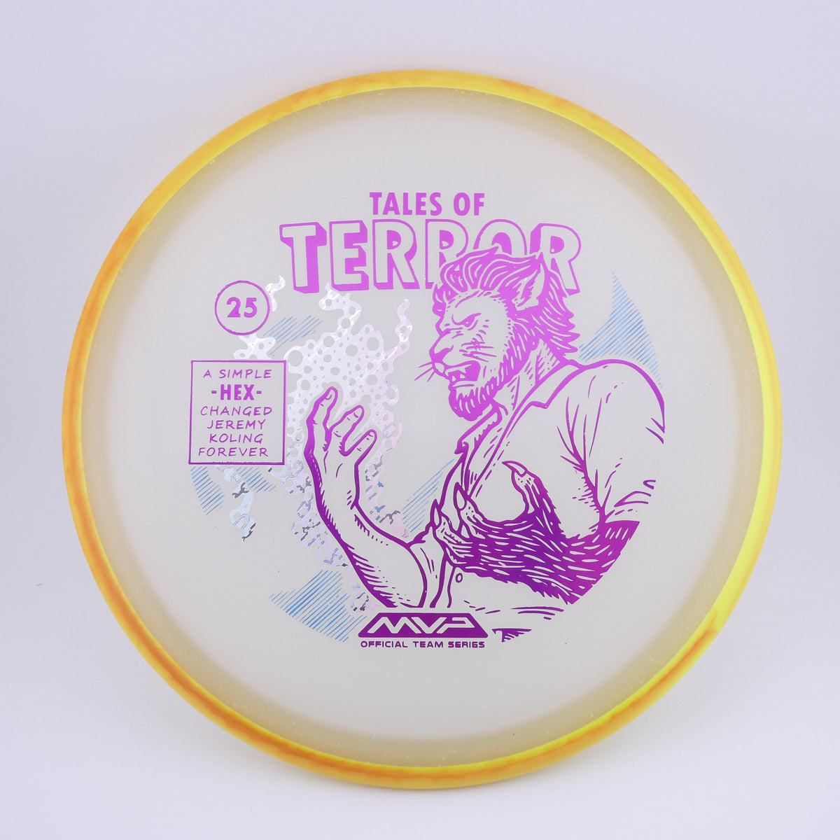 Axiom Particle Eclipse Hex - DoubleRam “Lionheart” Stamp (Pro Shop Only) stable midrange disc golf disc