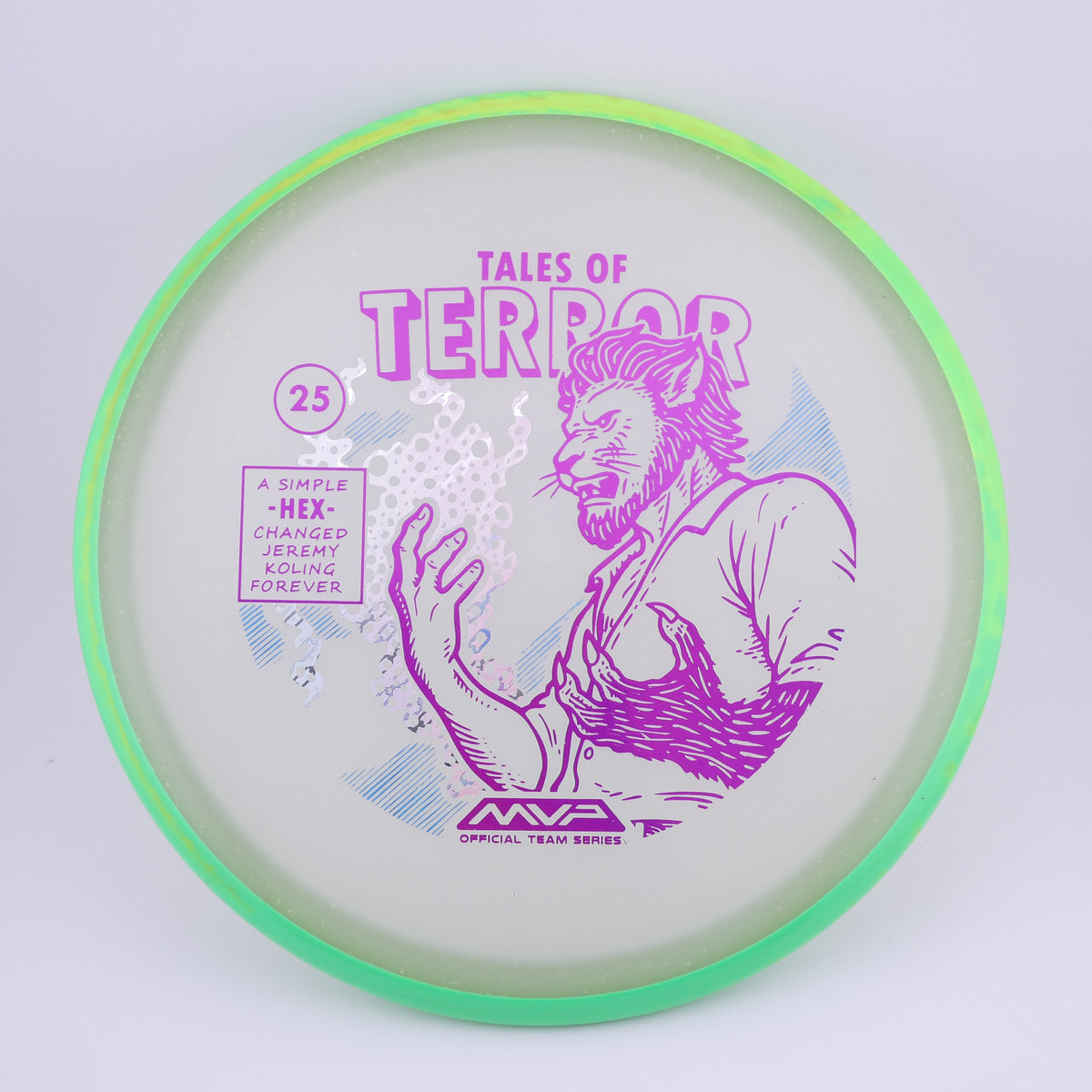 Axiom Particle Eclipse Hex - DoubleRam “Lionheart” Stamp (Pro Shop Only) stable midrange disc golf disc