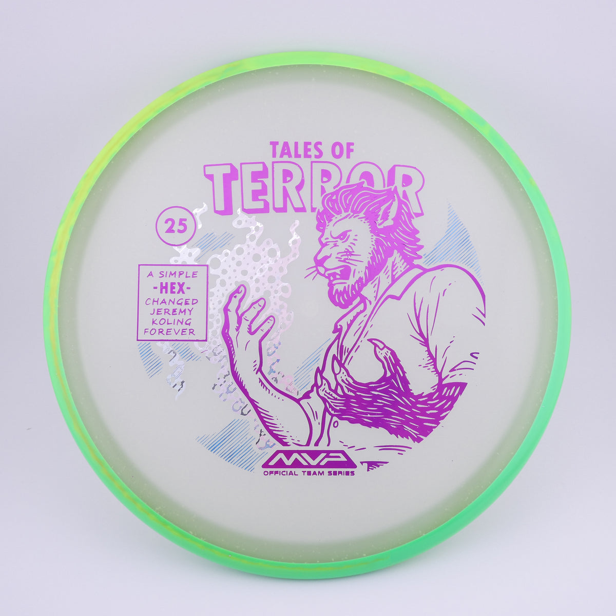 Axiom Particle Eclipse Hex - DoubleRam “Lionheart” Stamp (Pro Shop Only) stable midrange disc golf disc