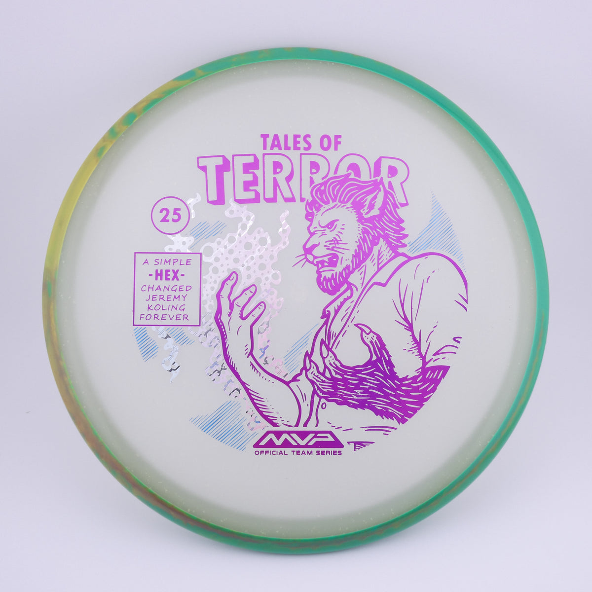 Axiom Particle Eclipse Hex - DoubleRam “Lionheart” Stamp (Pro Shop Only) stable midrange disc golf disc