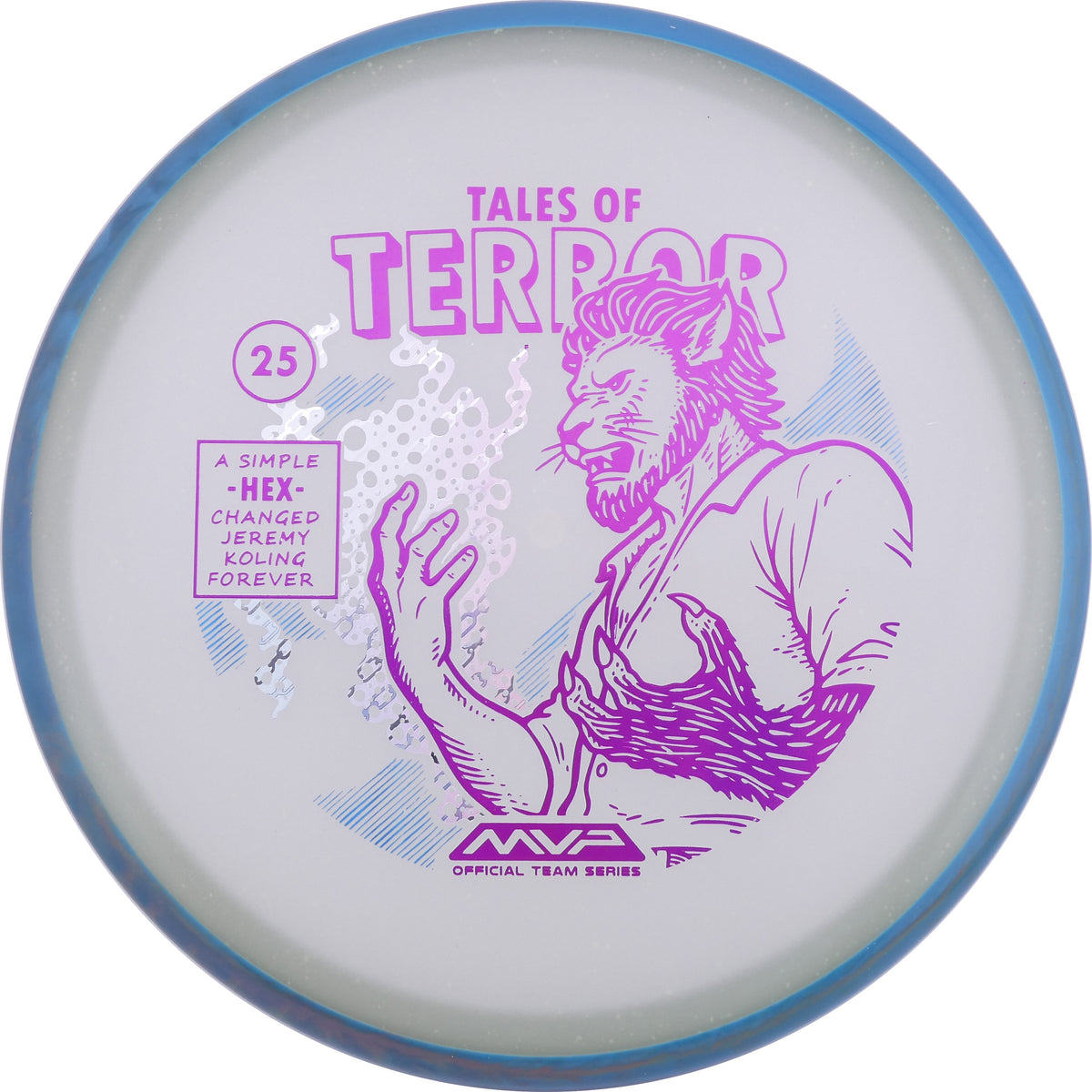 Axiom Particle Eclipse Hex - DoubleRam “Lionheart” Stamp (Pro Shop Only) stable midrange disc golf disc
