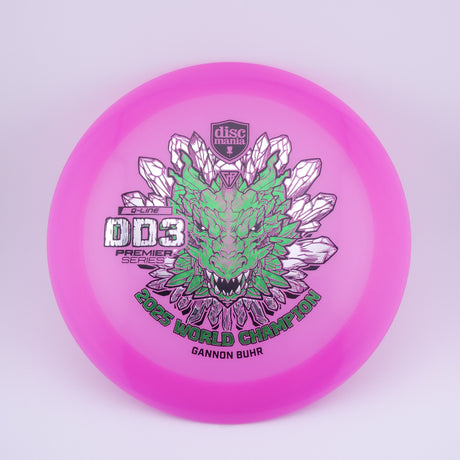 Discmania Q-Line DD3 - Gannon Buhr Premier Series (2025 World Champion) slightly overstable distance driver disc golf disc