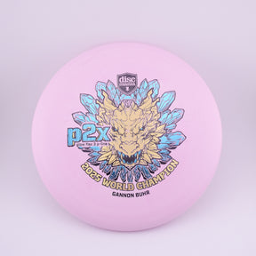 Discmania Glow P-Line P2x (Flex 3) - Gannon Buhr Triumph Series (2025 World Champion) slightly overstable putt & approach disc disc golf disc
